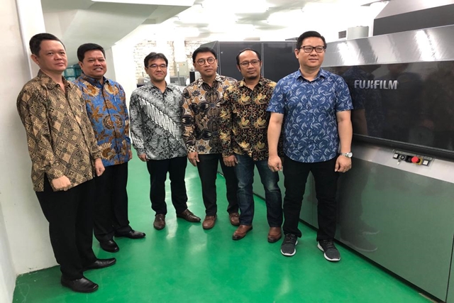 Fujifilm Indonesia Instalasi Jet Press 750S Pertama Di Asia Tenggara